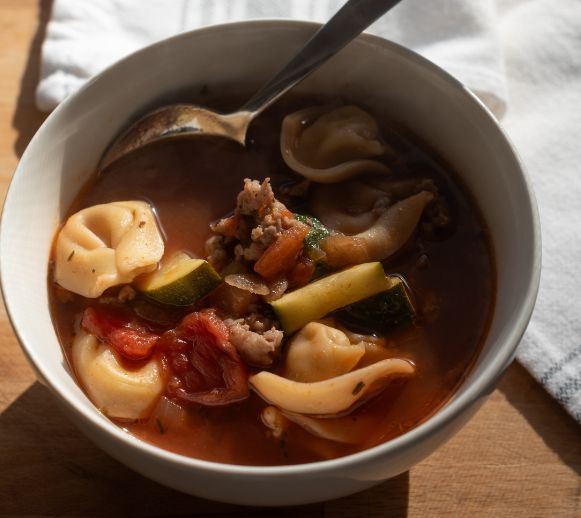 Grandma Eileen's Tortellini Soup — Grab & Go / freezer meal