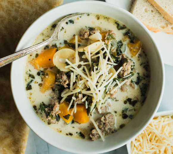 Creamy Butternut Squash Soup — September 10 or September 15
