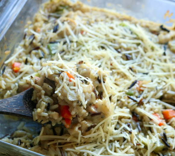 Wild Rice Chicken Casserole — Grab & Go / freezer meal
