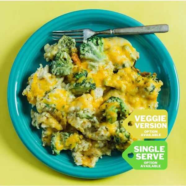 Creamy Chicken (OR White Bean) Broccoli Rice Casserole — July 16 or July 21