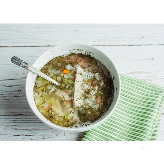 Lemon Dill Chicken Noodle Mason Jar Soup — Grab & Go / Freezer Meal