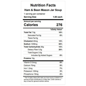 Ham & Bean Mason Jar Soup — December 17 or December 22