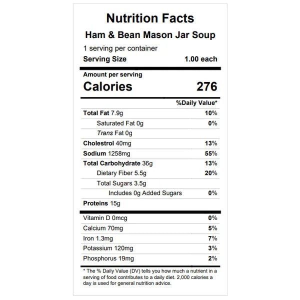 Ham & Bean Mason Jar Soup — December 17 or December 22