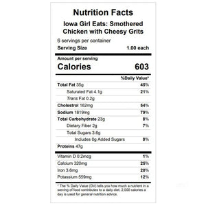 Iowa Girl Eats: Smothered Chicken & Cheesy Grits — Grab & Go / freezer meal
