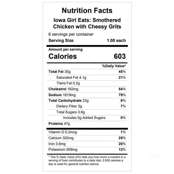 Iowa Girl Eats: Smothered Chicken & Cheesy Grits — Grab & Go / freezer meal