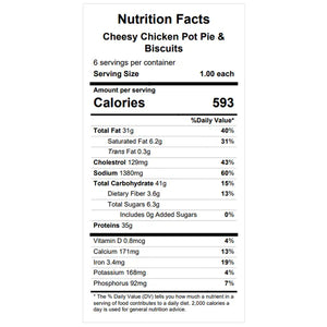 Cheesy Chicken Pot Pie & Biscuits — June 25 or June 30