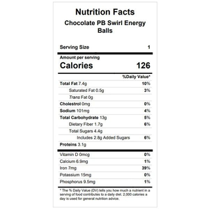Monster / Chocolate PB Swirl Balls — June 24 or June 29