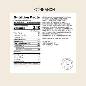 Turkey Tex-Mex or Chocolate Peanut Butter or Cinnamon Muffin Batter by Batch Balanced — September 17 or September 22