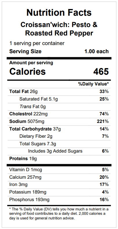 Breakfast Croissan'wich