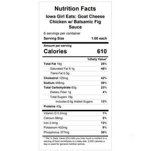 Iowa Girl Eats: Goat Cheese Chicken w/ Balsamic Fig Sauce — Grab & Go / freezer meal