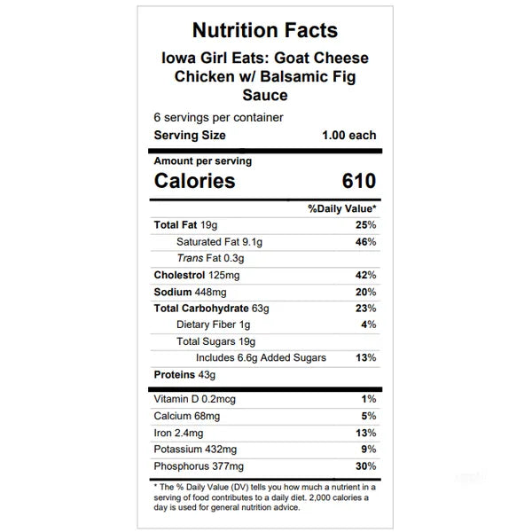 Iowa Girl Eats: Goat Cheese Chicken w/ Balsamic Fig Sauce — Grab & Go / freezer meal