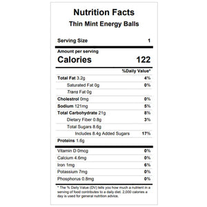 Monster / Thin Mint Energy Balls — October 8 or October 13