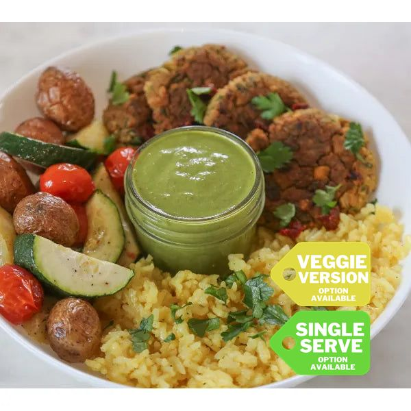 Vegan Pesto Roasted Veggie Bowl by New World Kitchen — February 23 only
