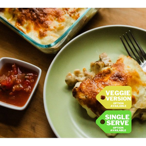 Creamy White Chicken (or Mushroom) Enchilada Casserole — July 29 or August 3