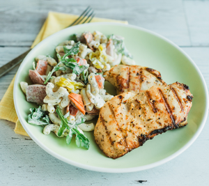 Perfect Grilled Chicken w/ Chopped Italian Pasta Salad — June 17 or June 22