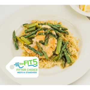 Chicken Piccata w/ Asparagus & Wild Rice — March 12 & March 17