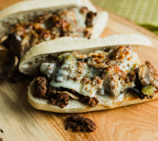 Philly Cheesesteak Sloppy Joes — Grab & Go / freezer meal