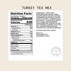 Turkey Tex-Mex or Chocolate Peanut Butter or Cinnamon Muffin Batter by Batch Balanced — September 17 or September 22
