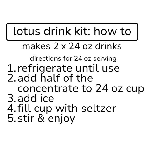 At-Home Lotus Drink Kit
