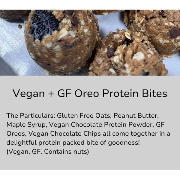 Monster Balls OR GF Vegan Oreo Protein Balls — August 5 or August 10