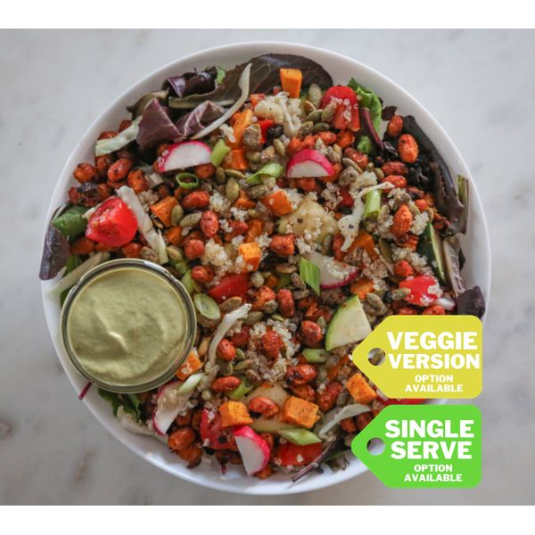 Vegan Poblano Ranch Quinoa Salad Bowl by New World Kitchen — March 30 only