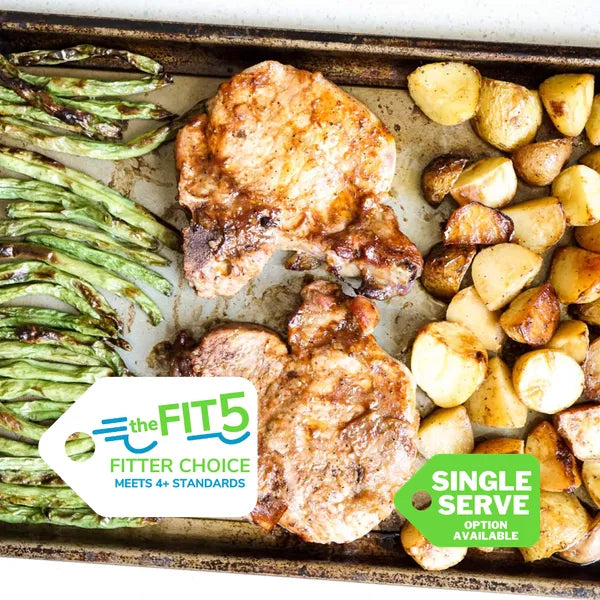 Maple-Garlic Pork Chops w/ Roasted Potatoes — September 17 or September 22
