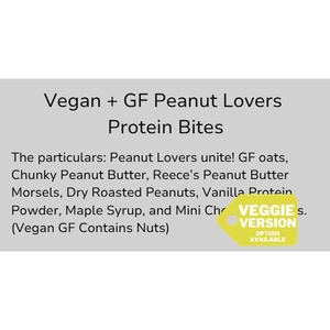 Monster Energy Balls OR Assorted GF Vegan Protein Balls — January 14 or January 19