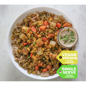 Vegan Root Vegetable Samosa Bowl by New World Kitchen — January 12 ONLY