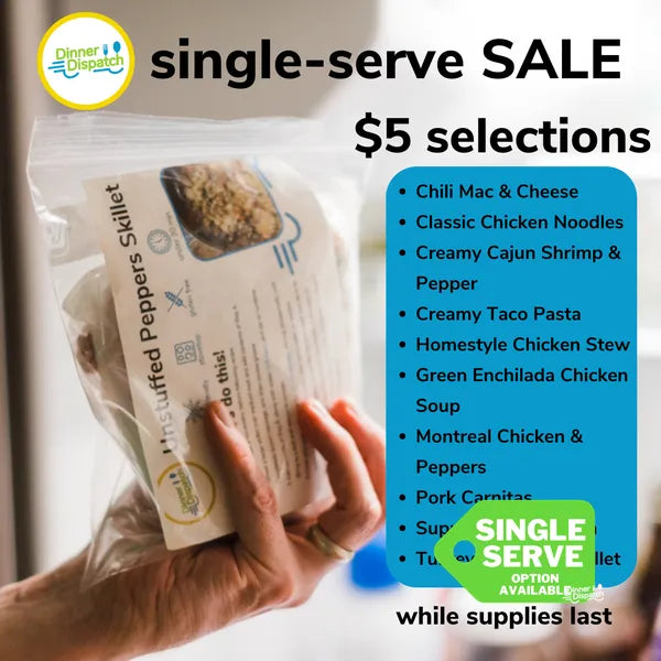 Single-Serving Meals — freezer meal