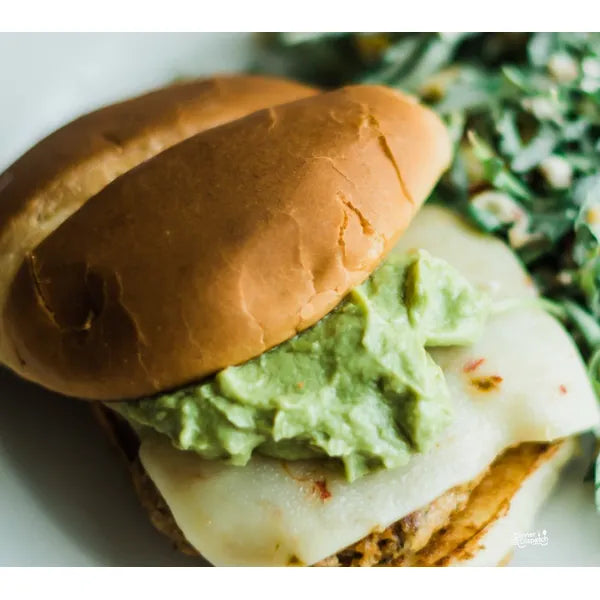 Southwest Turkey Burgers w/ Sweet Potato Fries — Grab & Go / freezer meal