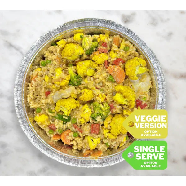 Vegan Tahini Fried Rice w/ Curry Cauliflower by New World Kitchen — March 3 ONLY