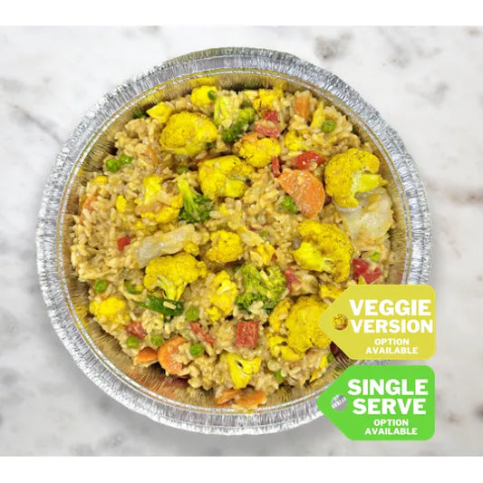 Vegan Tahini Fried Rice w/ Curry Cauliflower by New World Kitchen — March 3 ONLY