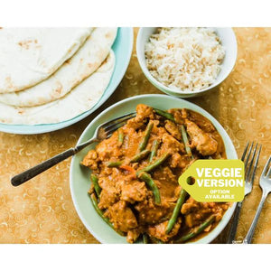 Butter Chicken (OR Chickpeas) w/ Naan — Grab & Go / freezer meal