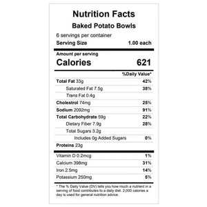 Baked Potato Bowls (vegetarian option available) — June 25 or June 30