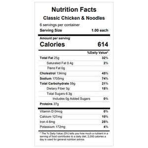 Classic Chicken & Noodles — June 4 or 9