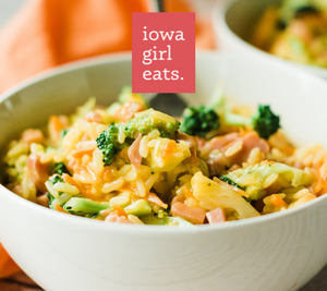 Iowa Girl Eats: Cheesy Ham & Veggie Rice Skillet — January 14 or January 19