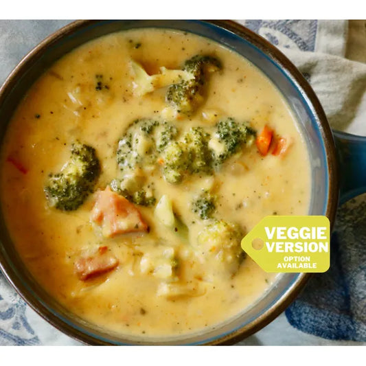 Broccoli Ham & Cheese Soup (vegetarian option available) — Grab & Go / freezer meal