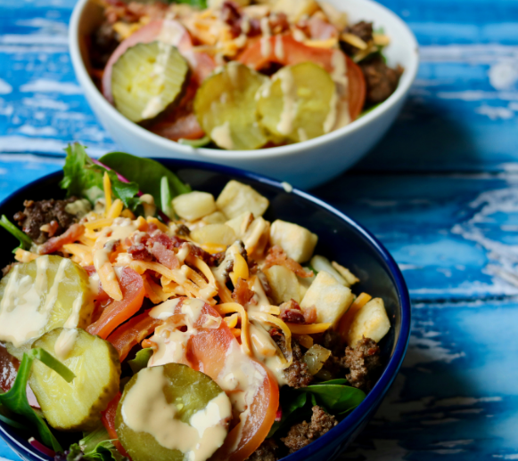 Cheeseburger in Paradise Salad — September 17 or September 22