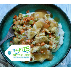 Chicken & Veggies w/ Mashed Potatoes and Gravy — Grab & Go / freezer meal