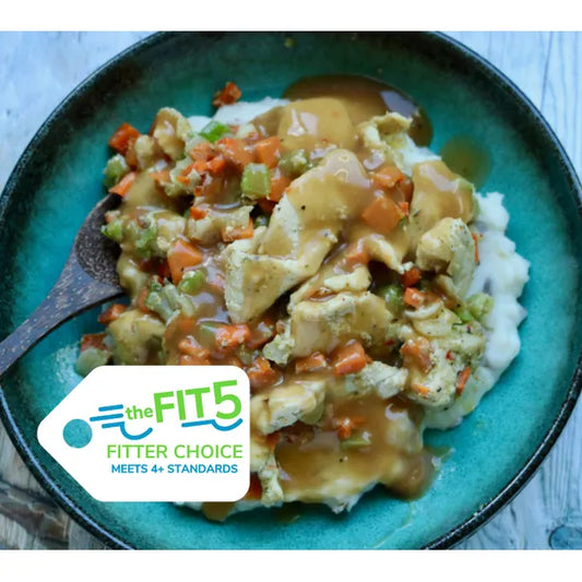 Chicken & Veggies w/ Mashed Potatoes and Gravy — Grab & Go / freezer meal