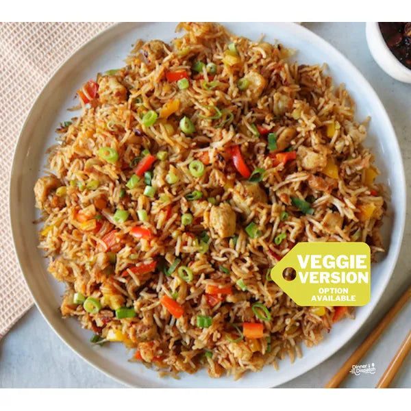 Chicken (or Veggie) Fried Rice — Grab & Go / freezer meal