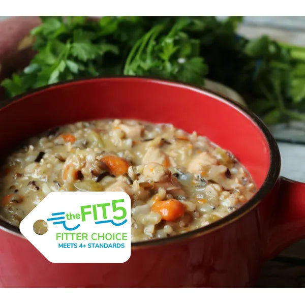 Creamy Chicken Wild Rice Soup — Grab & Go / freezer meal