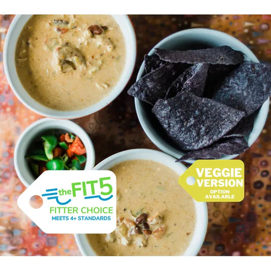 Creamy Queso Chili (vegetarian option available) — Grab & Go / freezer meal