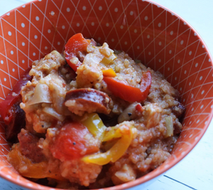 Easy Skillet Cajun Jambalaya — Grab & Go / freezer meal