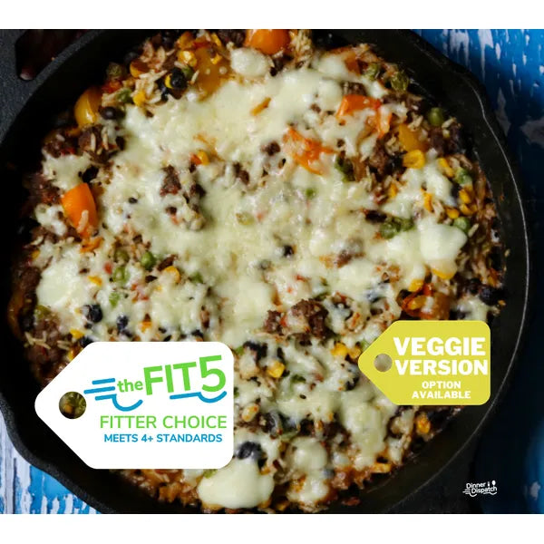 Burrito Bowl Casserole (vegetarian option available) —  Grab & Go / freezer meal