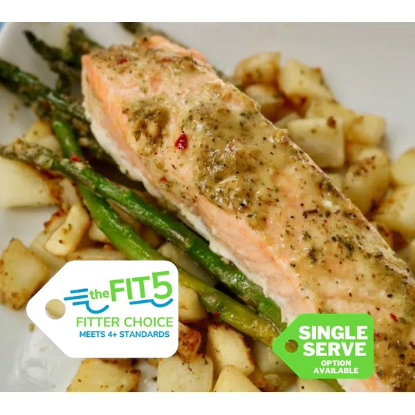 Garlic Dijon Salmon (OR Chicken) Sheet Pan Meal — March 25 or March 30