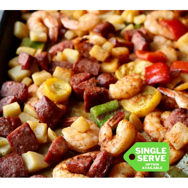 New Orleans Shrimp (or Chicken) & Sausage Sheet Pan Dinner — May 14 or May 19