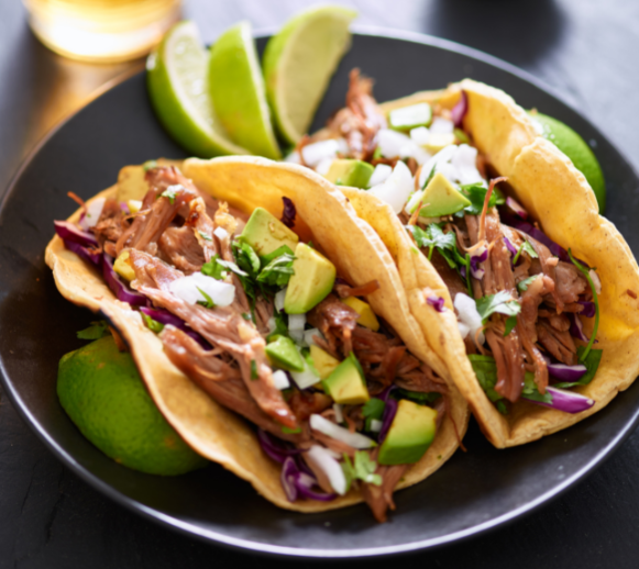 Pulled Pork Tacos — August 13 or August 18