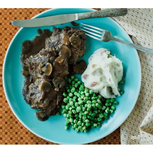 Salisbury Steak w/ Mashed Potatoes & Gravy — Grab & Go / freezer meal